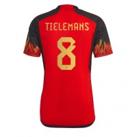 Camisa de time de futebol Bélgica Youri Tielemans #8 Replicas 1º Equipamento Mundo 2022 Manga Curta
